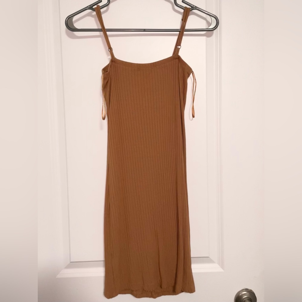 Straight-Buttoned Dress - Picture 2 of 3